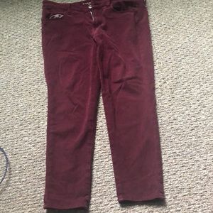 Burgundy Jeggings